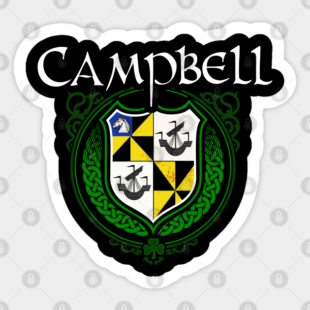 Campbell Family Irish Coat of Arms Clan Crest Campbell Family